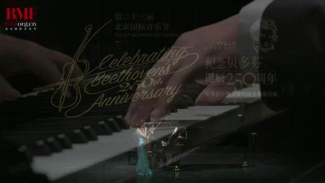 [图]D 大调第一小提琴与钢琴奏鸣曲，Op. 12 No. 1第二乐章：主题变奏：稍快的行板小提琴：柳鸣 钢琴：邵鲁