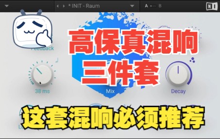 [图]《罗耳推荐 精品插件分享》高保真创意混响三件套-Native Instruments Raum 教程