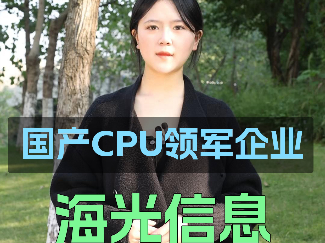 国产CPU的领军企业——海光信息,你了解多少呢?哔哩哔哩bilibili