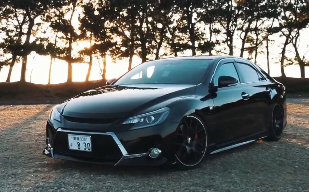 【jdm】低趴改装丰田锐志/mark x gs_哔哩哔哩_bilibili