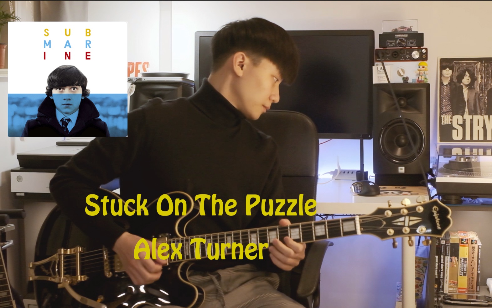 [图]Stuck On The Puzzle Guitar Cover- Alex Turner -北极猴乐队吉他Cover-电影《潜水艇》主题曲