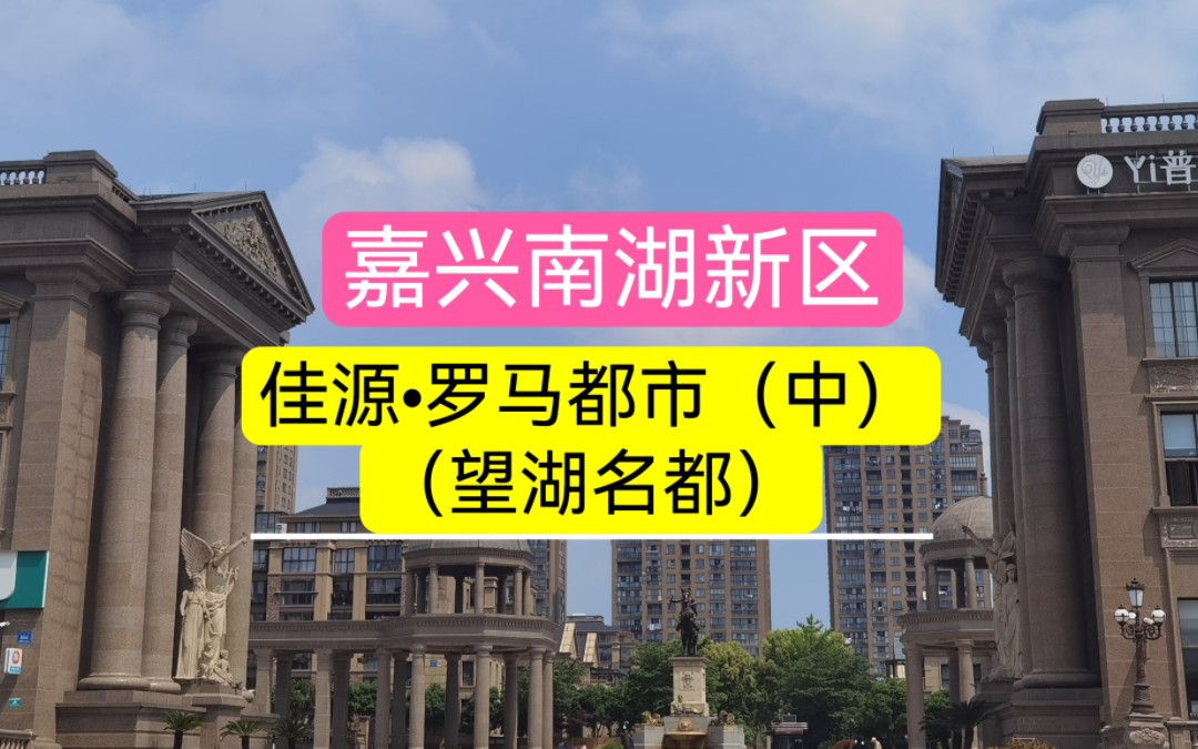 嘉兴市南湖新区罗马都市望湖名都,为啥二手挂牌降这么多?哔哩哔哩bilibili