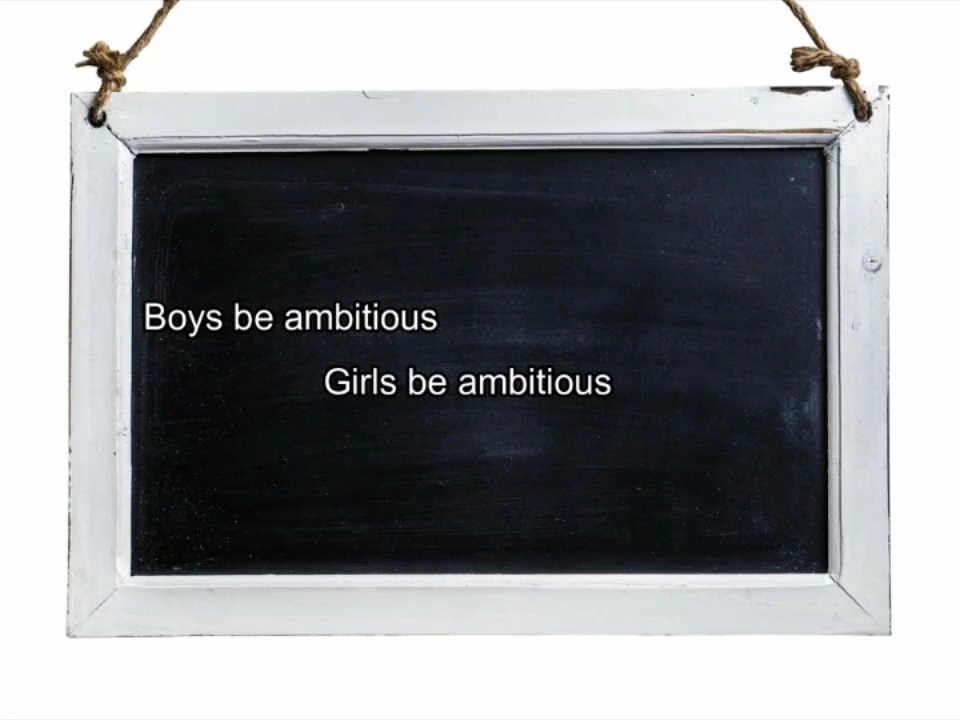 [图]Boys,Girls be ambitious