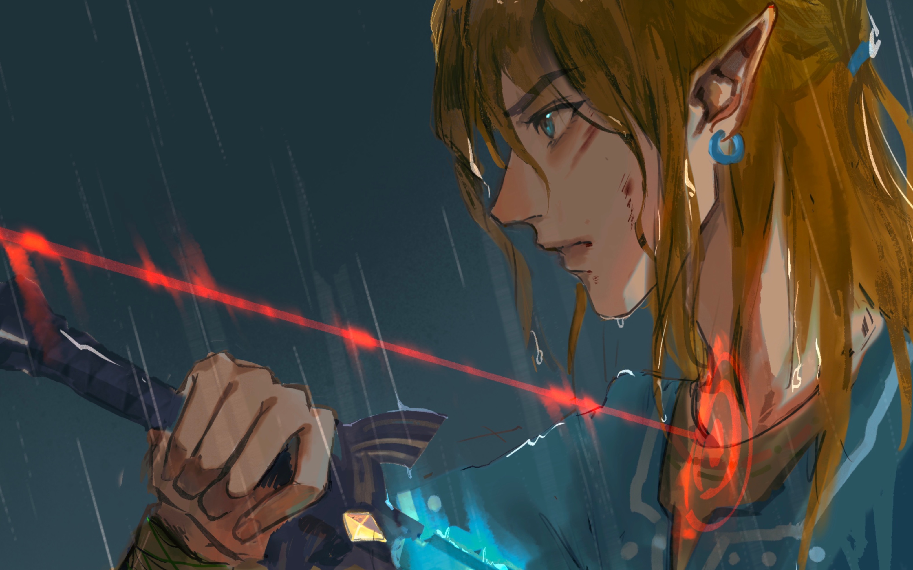 活动  【procreate】海拉鲁小帅哥林克战损照(有)