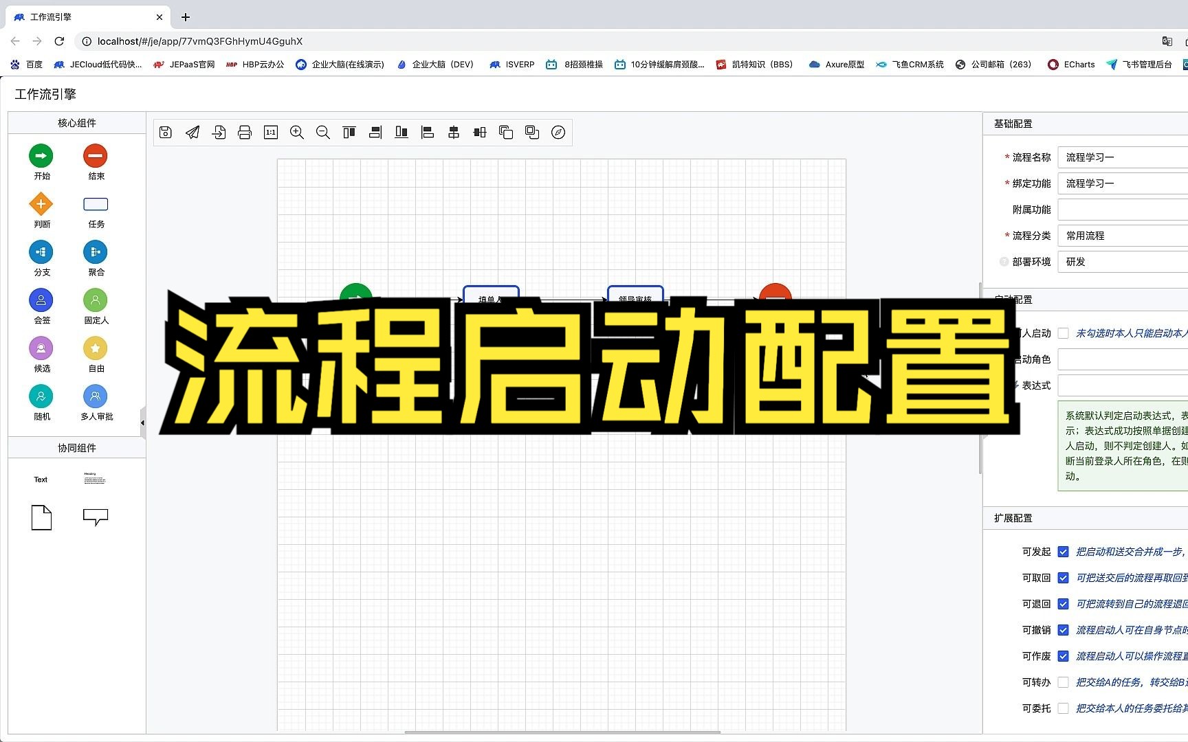 4.流程引擎流程启动配置哔哩哔哩bilibili