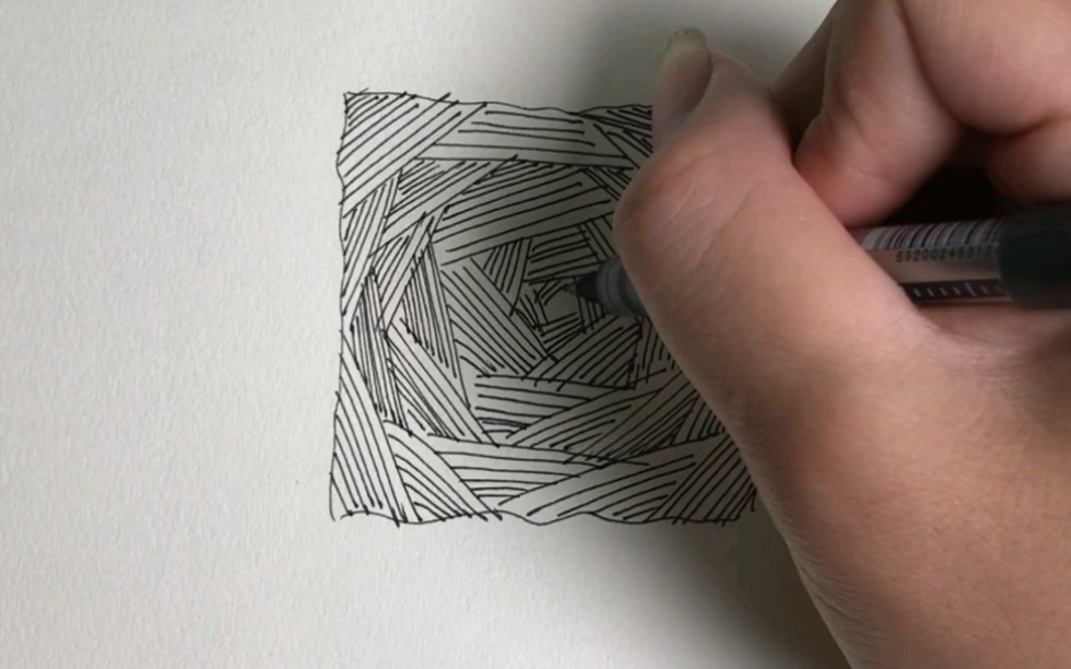 手绘手绘线条改造2直线练习方法进阶直线玫瑰迷宫