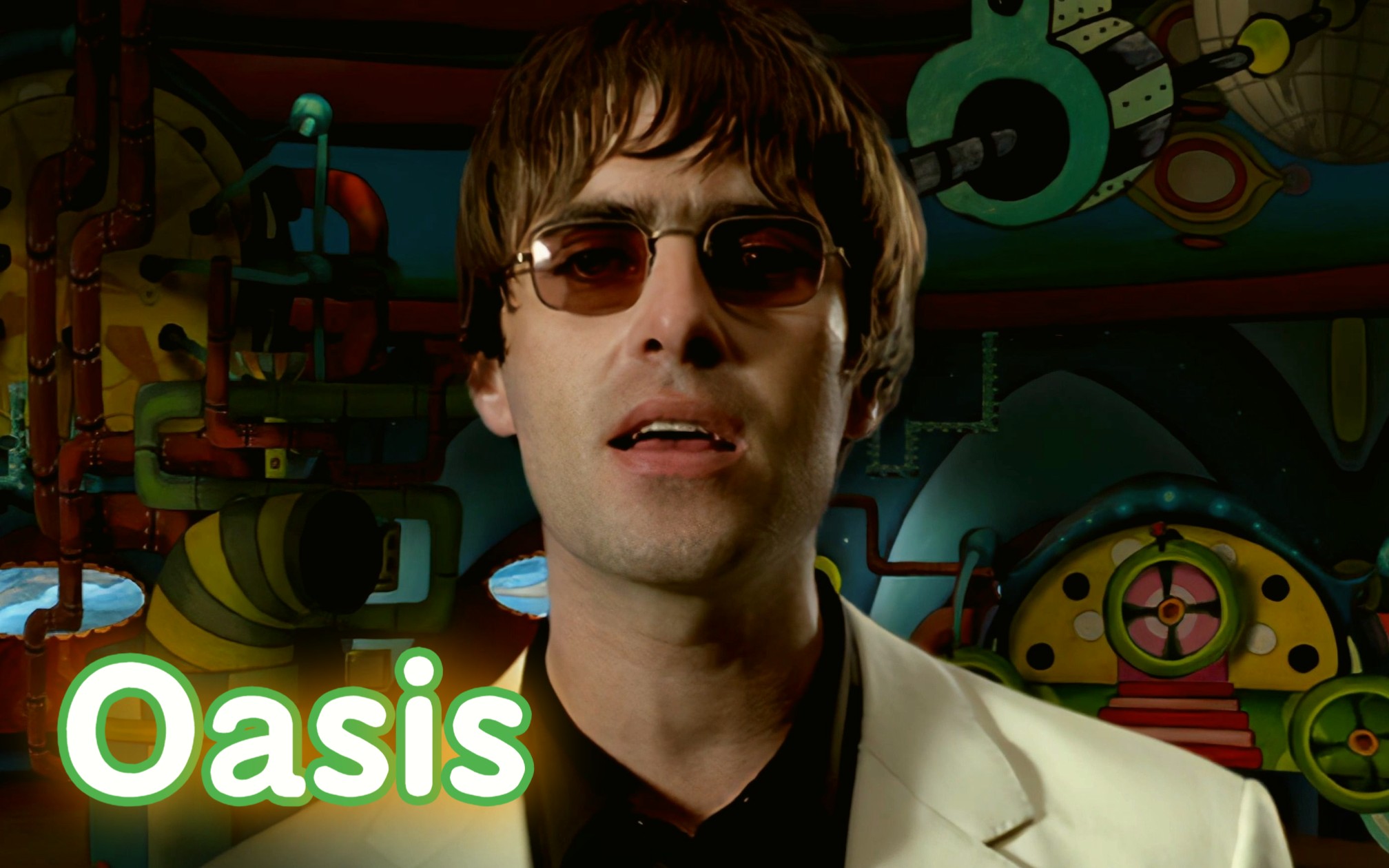 [图]【4K修复 收藏版】Oasis(绿洲乐队)-《All Around The World》MV