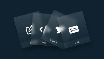CSS 玻璃形态卡的悬停效果