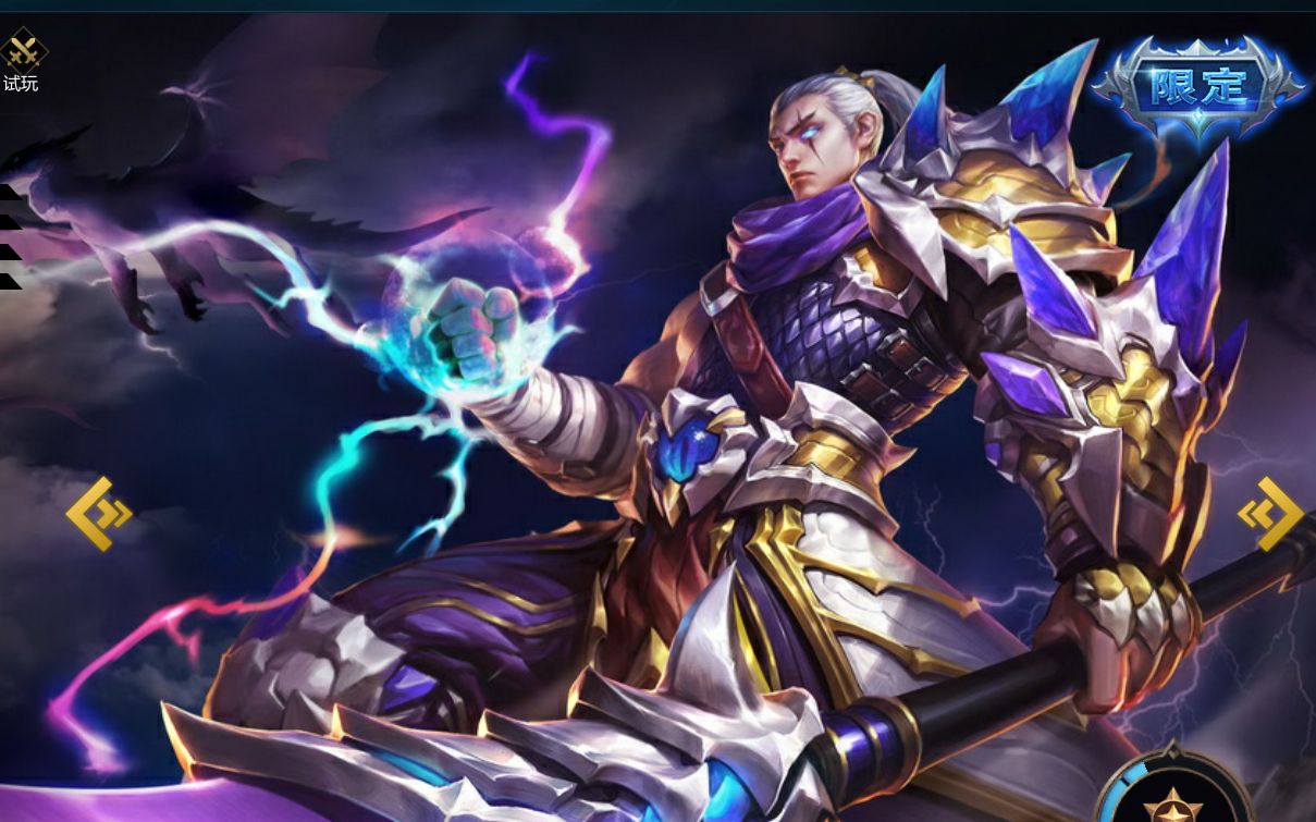 1000w积分的坦克工具人!英魂之刃夏侯惇第一视角!