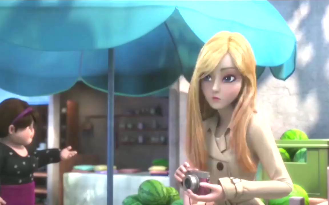 熊出没之变形记:光头强掉在了餐桌上,被小宝宝发现了!