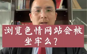 Download Video: 浏览色情网站信息会被坐牢么#法律咨询