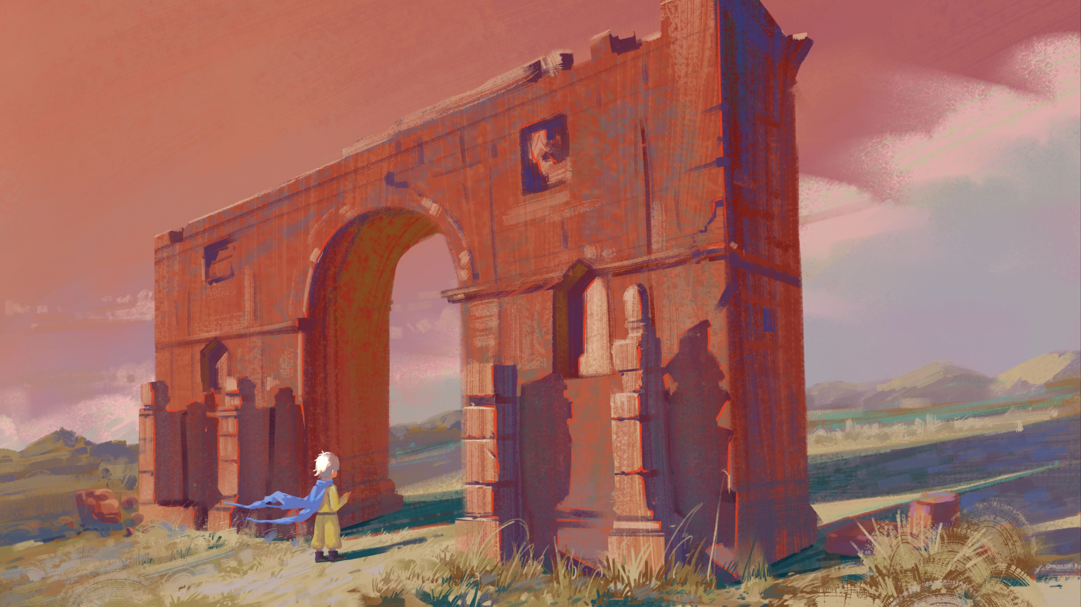 【场景插画】提问:如何把速涂作品变成有故事的插画?