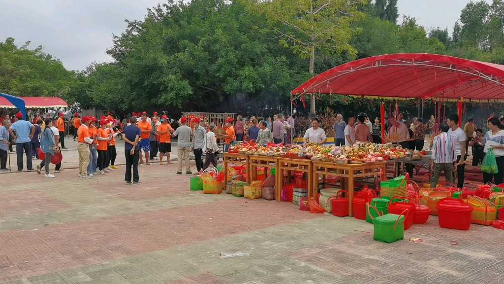 [图]八音锣鼓喜庆大开，游神摆宗，三牲九礼，广东特色民俗文化