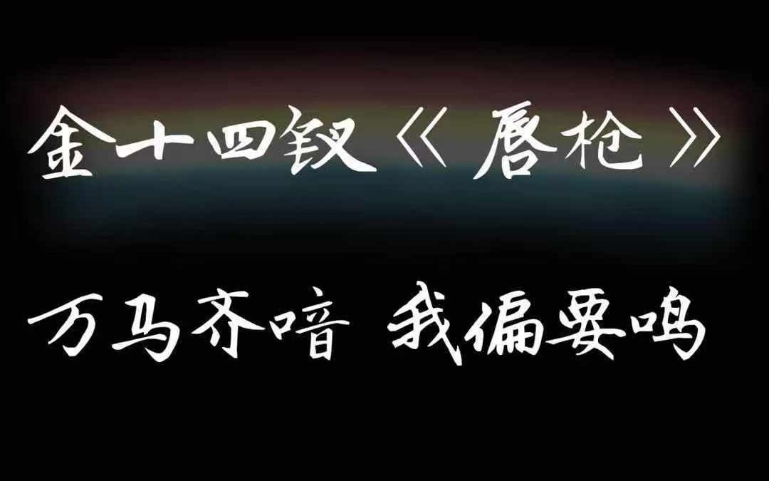 【金十四钗|唇枪】魅力大叔爱上主播,虞美人开高铁向我们驶来哔哩哔哩bilibili