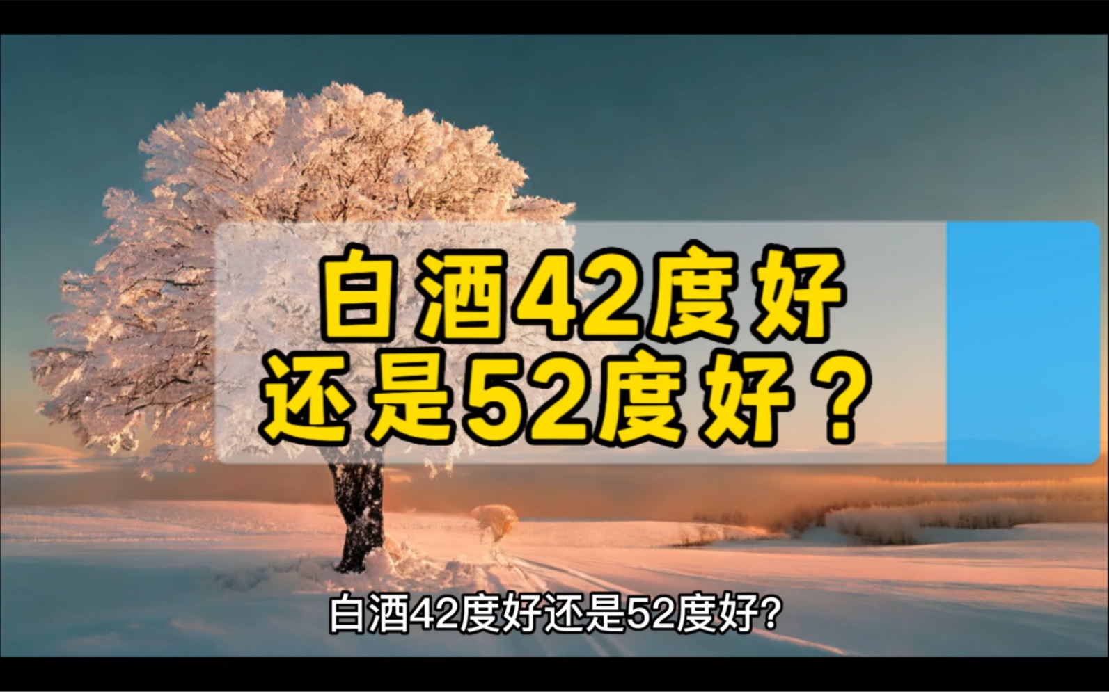 白酒42度好还是52度好?择地而生是42度浓香型白酒哔哩哔哩bilibili