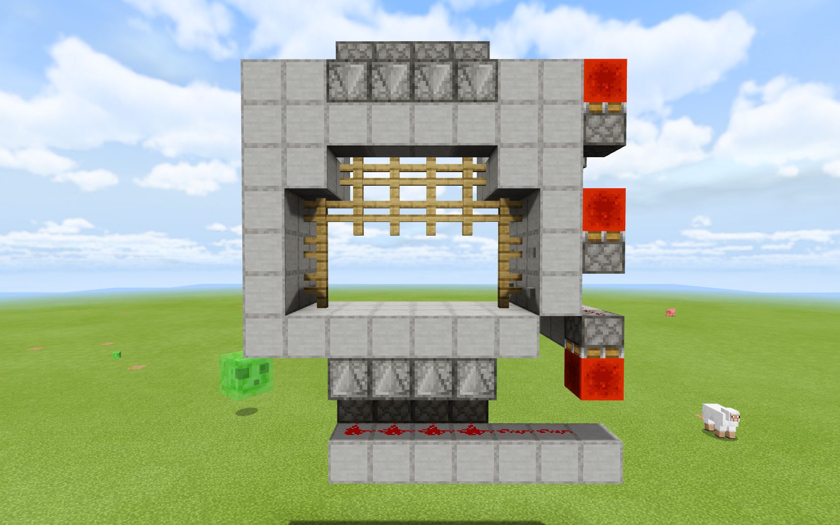 活动作品mcbe更好的升降城门