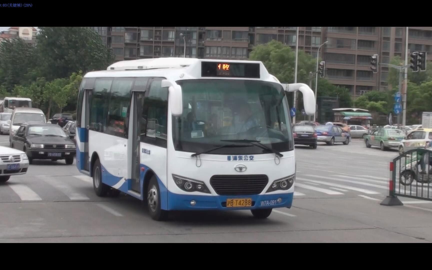 上海公交浦东上南浦东21路w7a091