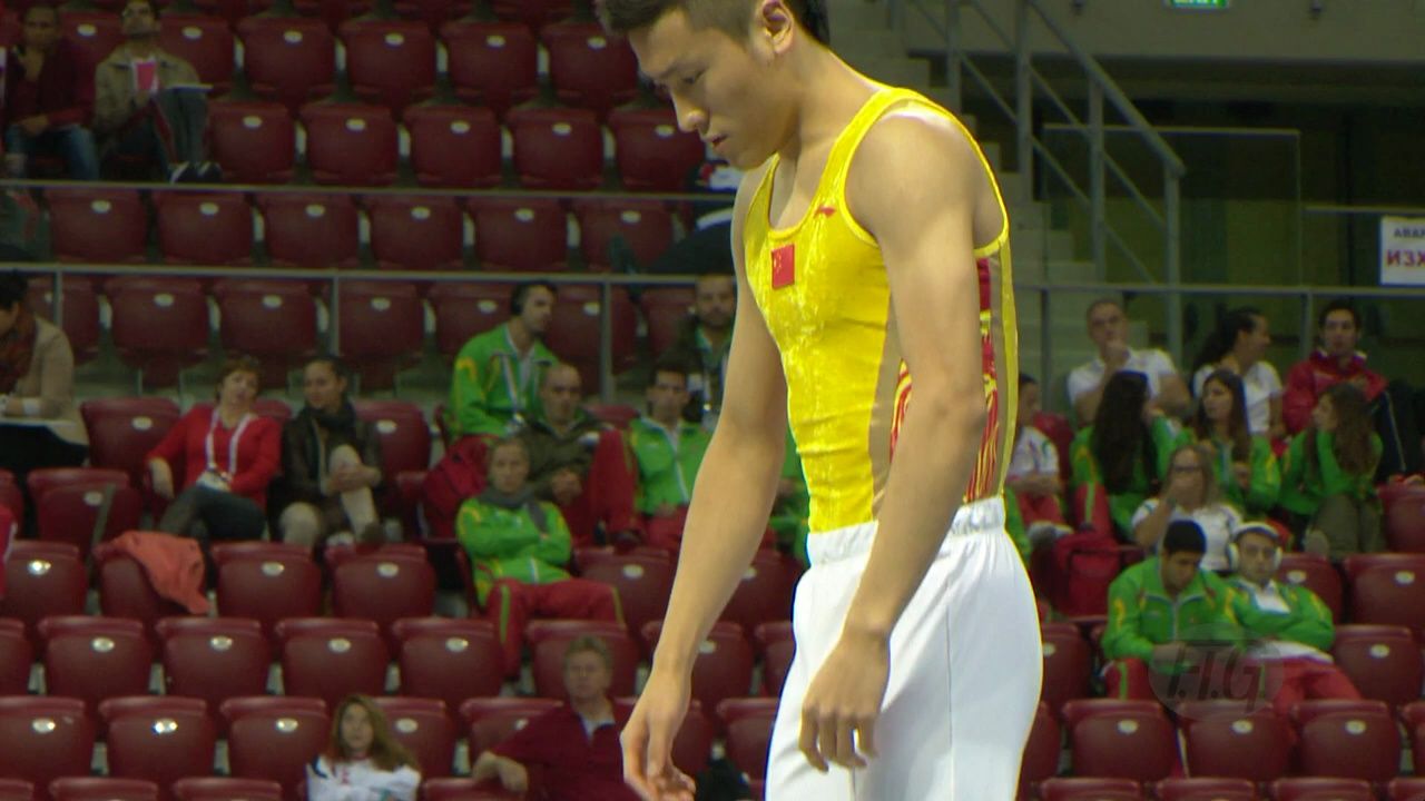 董栋 2013 Trampoline Worlds Qualifications哔哩哔哩bilibili