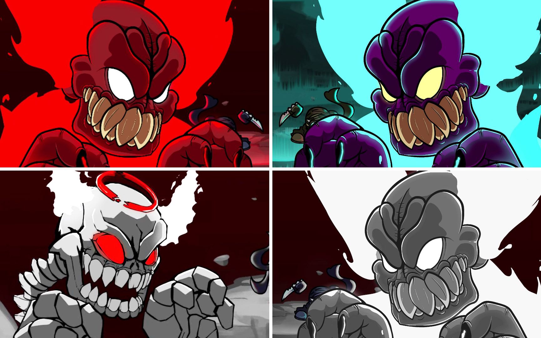 【fnf】四种不同皮的 tricky