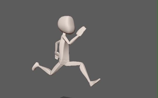 3.5maya动画练习打卡▎ 奔跑练习