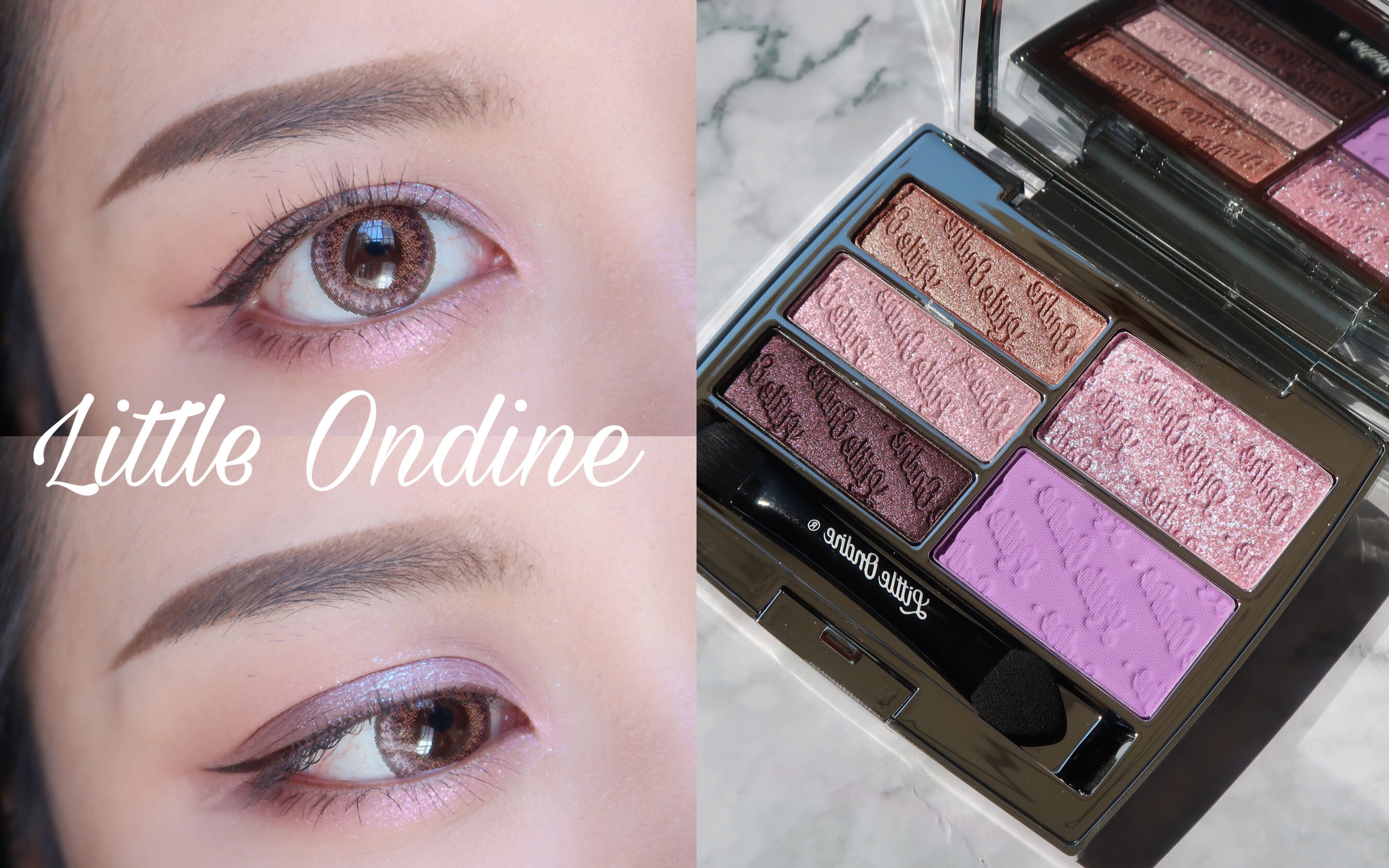 【鱼鱼】首发福利78小奥汀小光碟眼影微醺绯紫眼妆画法丨日常紫色