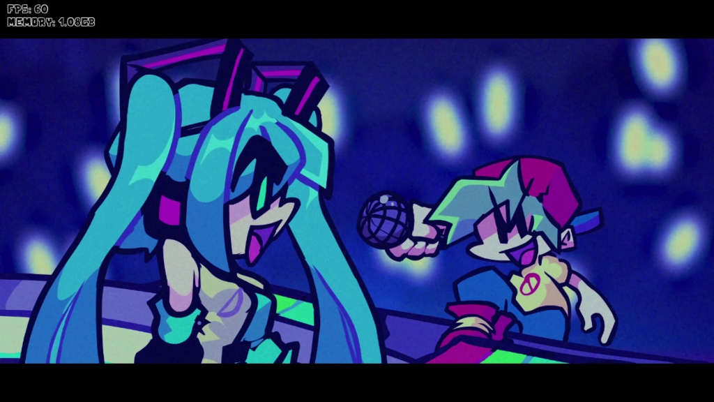 【fnf优质模组神曲】fnf vs hatsune miku超级可爱的初音未来全流程