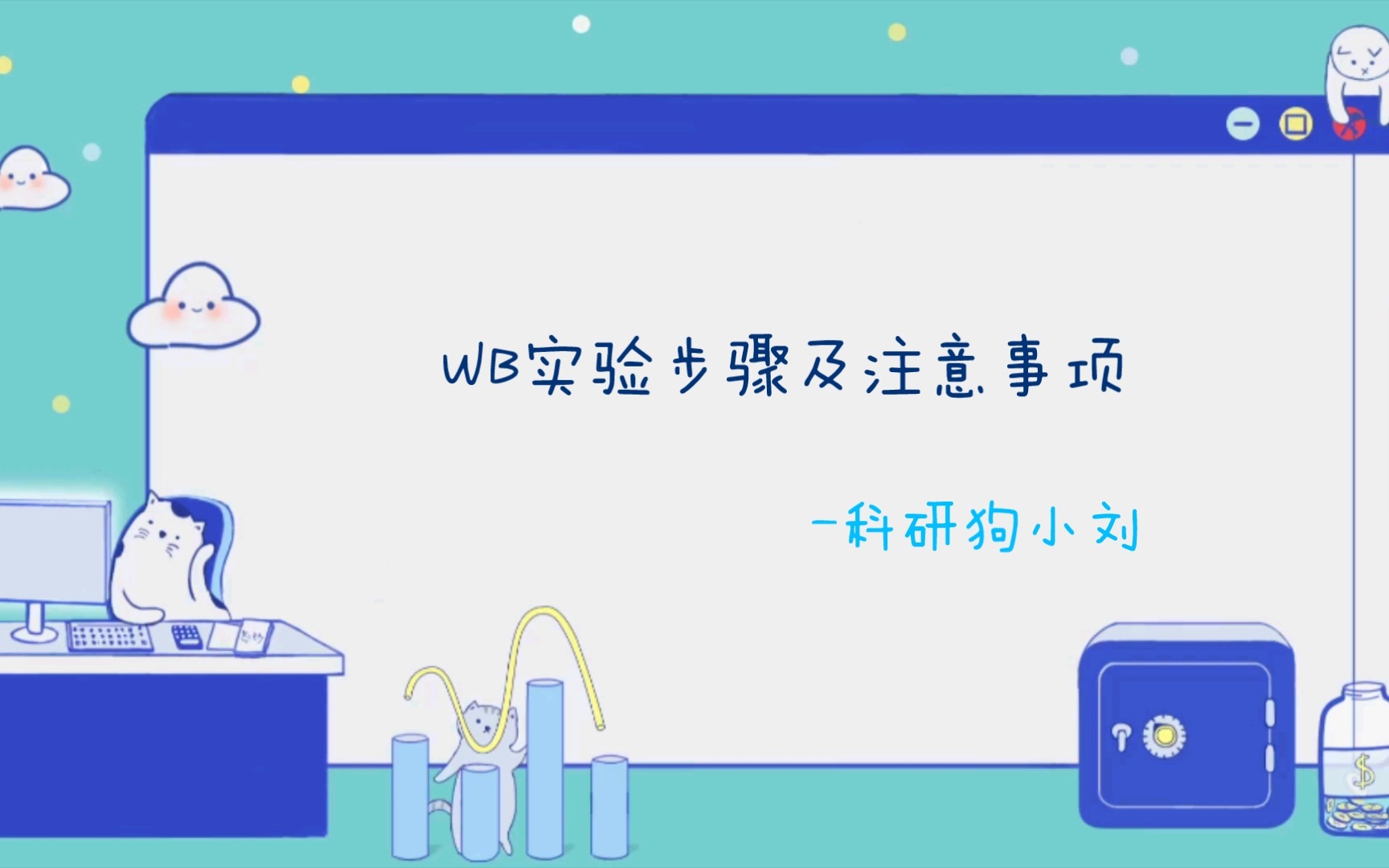 WB实验步骤及注意事项,实验小白看过来啦~哔哩哔哩bilibili