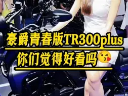 Download Video: 豪爵青春版TR300好看吗