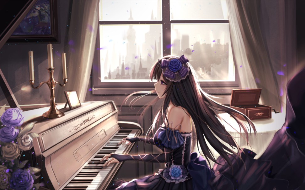 【邦邦钢琴】错音低配版《轨迹》roselia(呜呜,对不起,呜呜,弹不好,呜