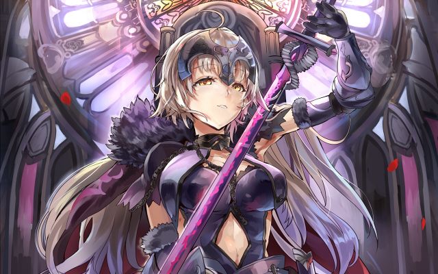 贞德alter 油画手绘_哔哩哔哩_bilibili