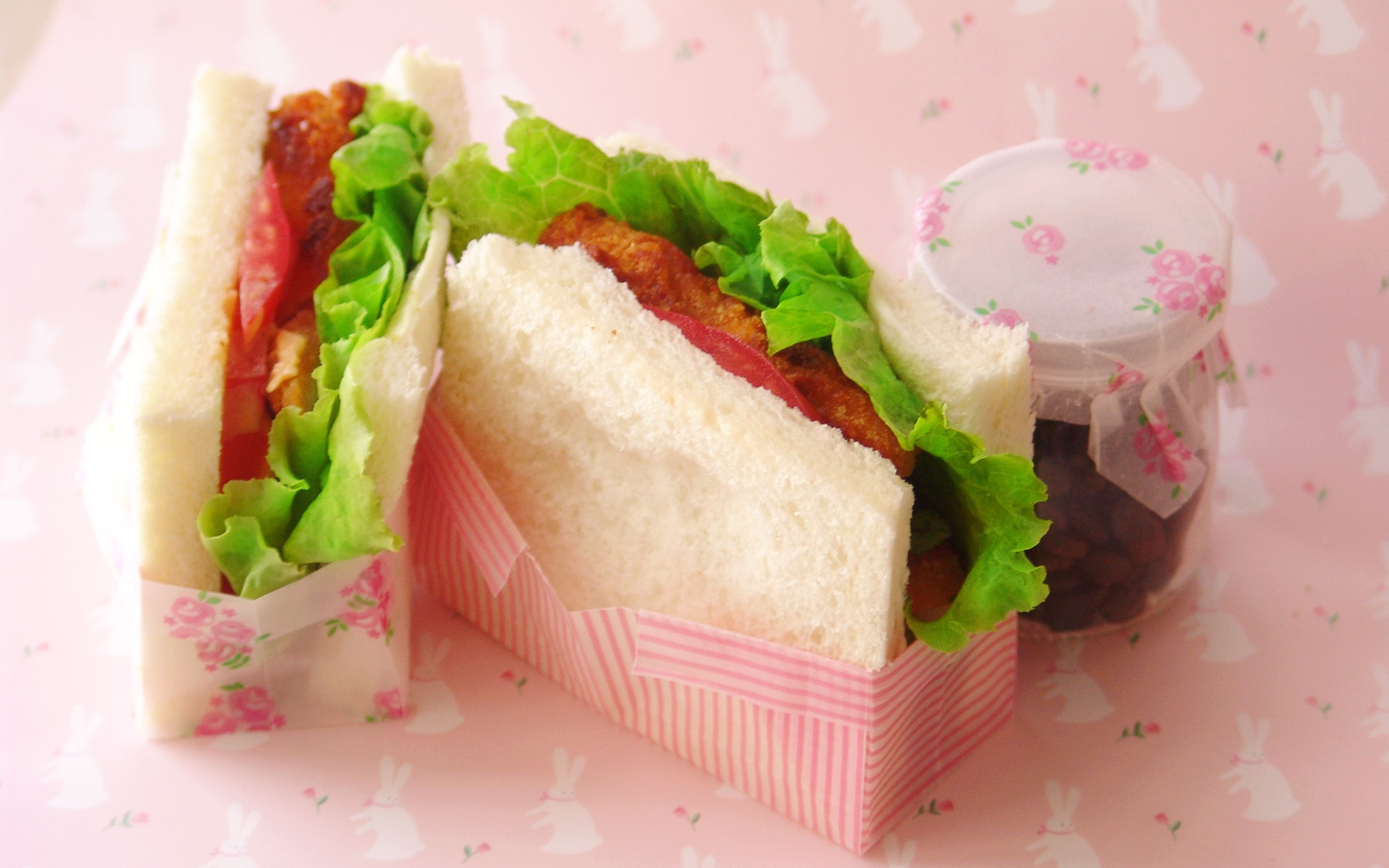 折纸~ 三明治纸盒how to fold a sandwich box with wax paper_哔哩