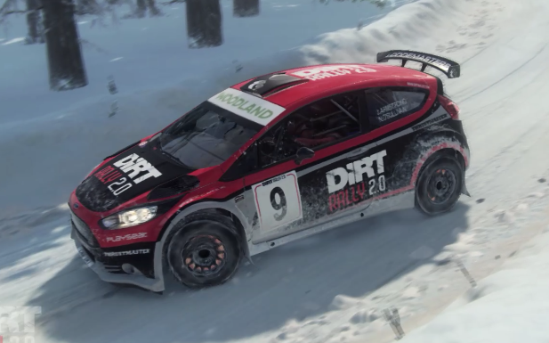 dirtrally2,雪地真絲滑,r5福特嘉年華,瑞典思科格拉力特賽道,鍵盤無鋪