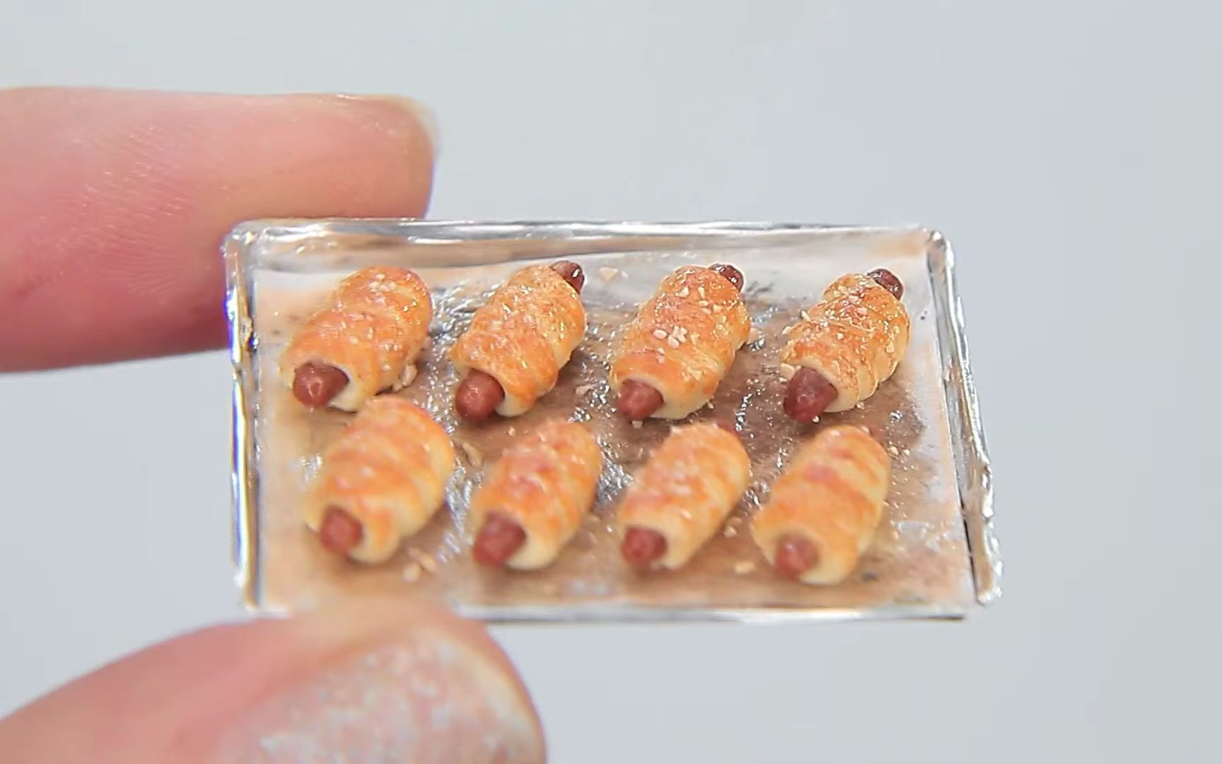 【rina vellichor】热狗卷微缩粘土制作教程diy miniature pretzel