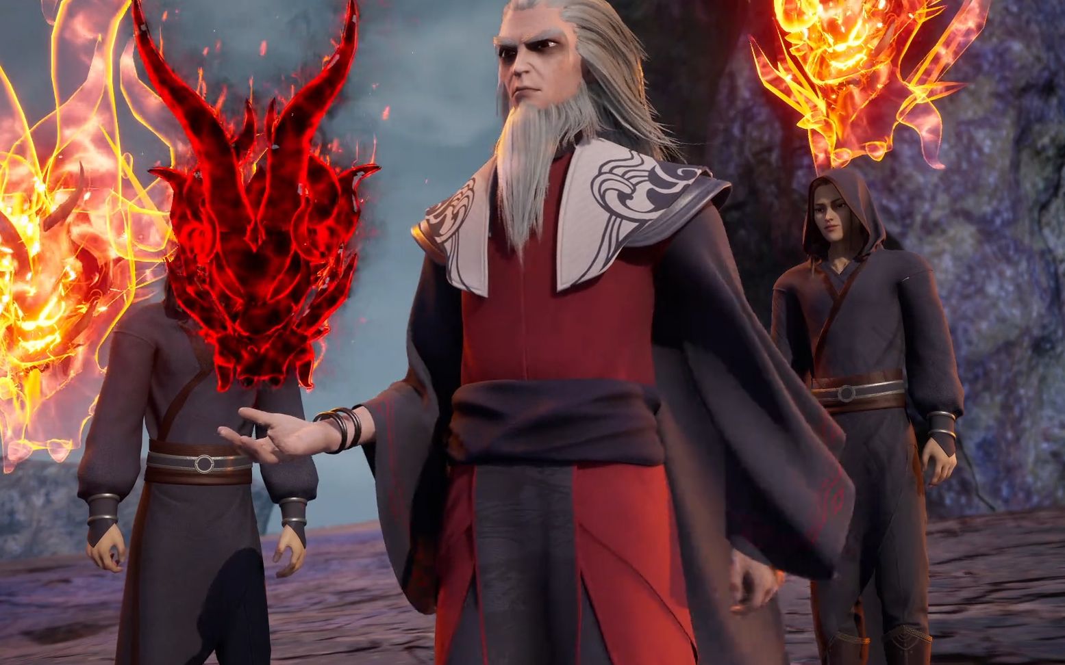 五音带领众人大战血河老祖 开挂般的存在_哔哩哔哩_bilibili