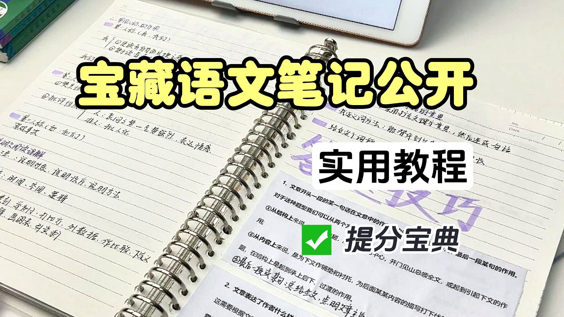 语文笔记大公开!!普通人也能靠做笔记实现语文逆袭~哔哩哔哩bilibili