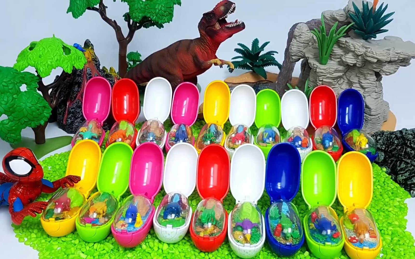 儿童玩具恐龙猎人去恐龙乐园狩猎恐龙