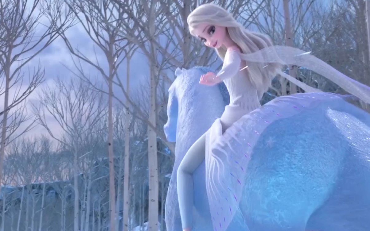 骑白马的不一定是王子,还有可能是女王【冰雪奇缘2】