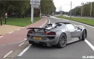 Download Video: 【街拍】Porsche 918 Spyder迷人的声浪