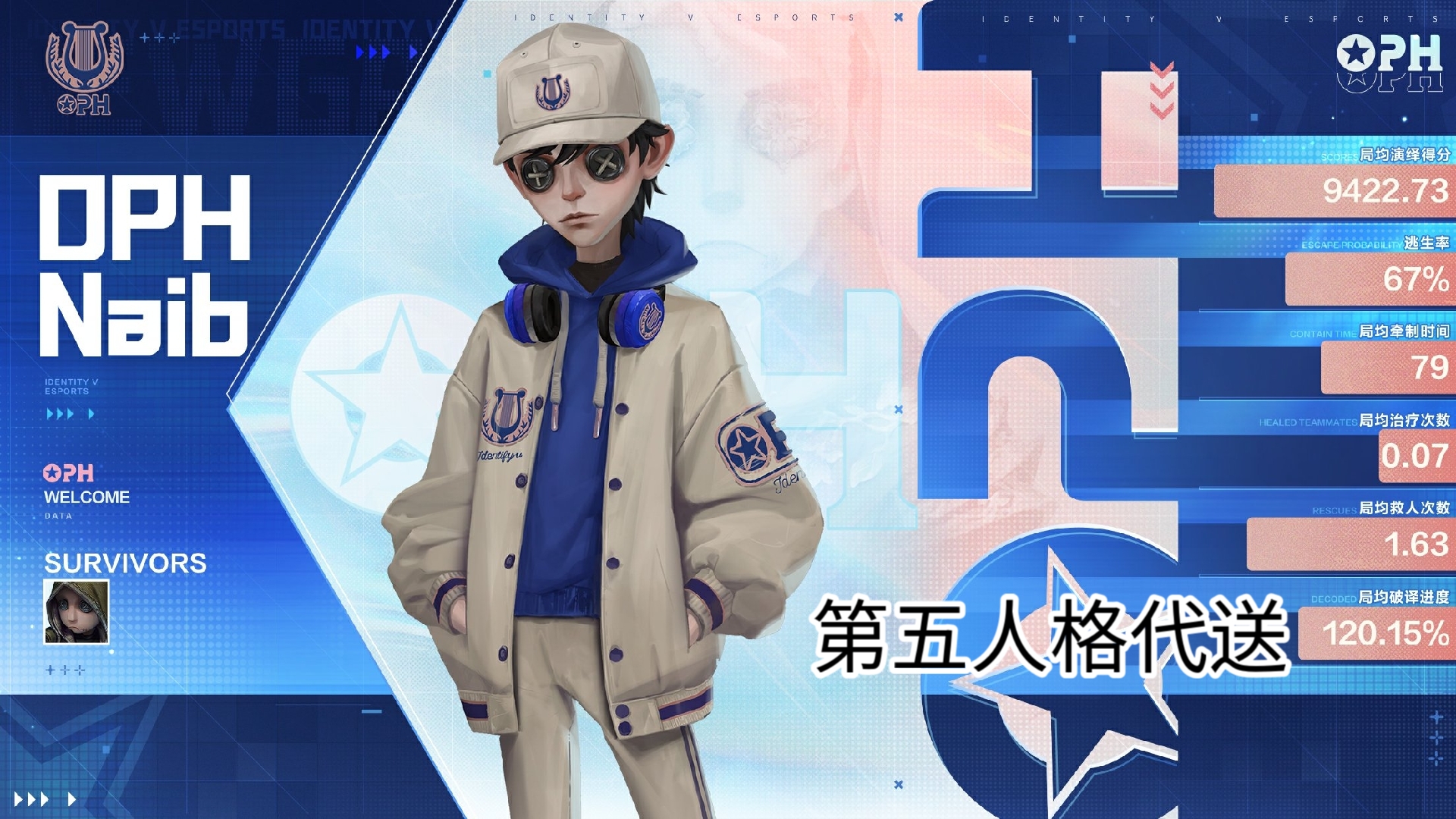 第五人格佣兵电竞皮代送