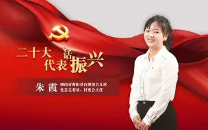 Download Video: 二十大代表话振兴 |朱霞：打开手机就能把成千上万亩农田管护好