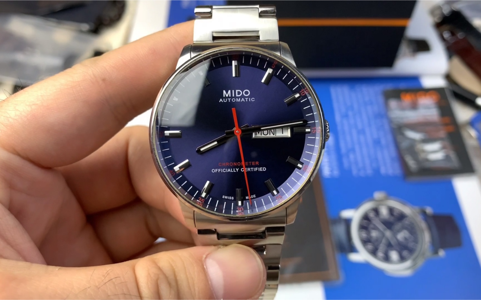 美度指挥官二代天文台认证机械男表