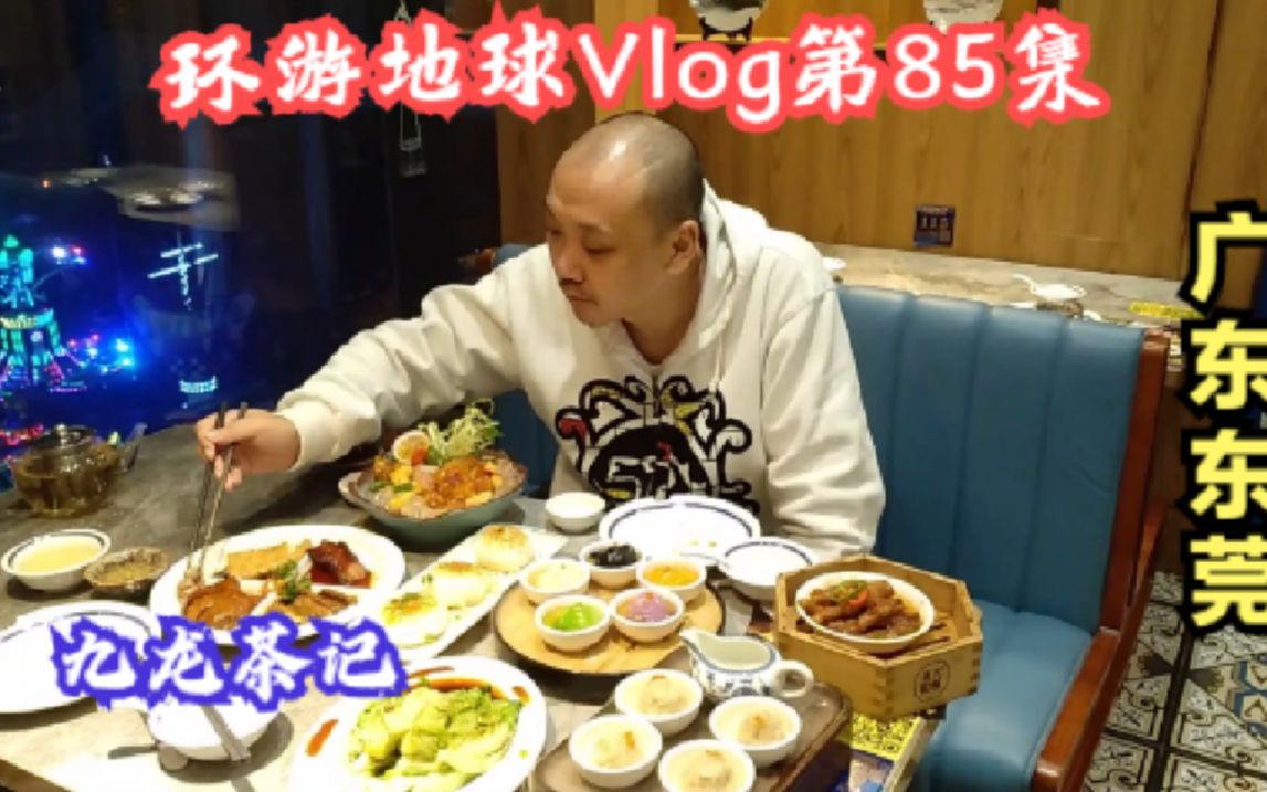 [图]环游地球Vlog第85集：东莞旅游美食探店九龙茶记，冒白烟的东莞菜