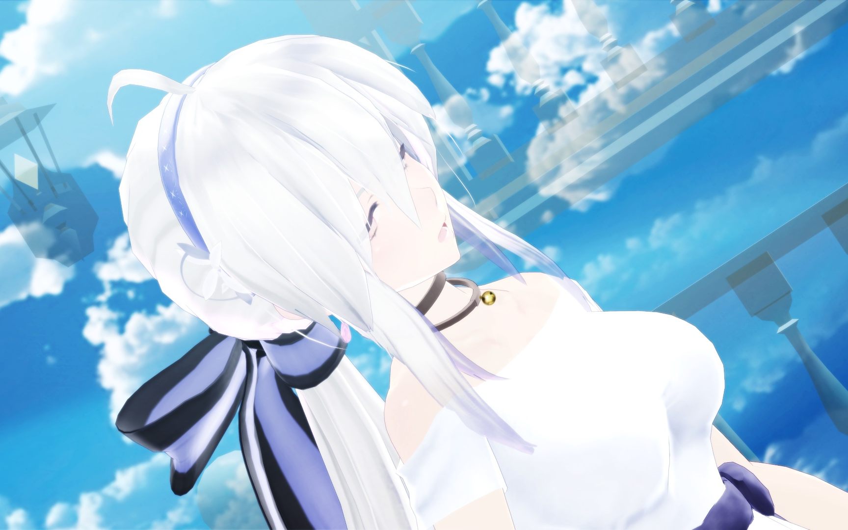 【mmd】by your side【haku】