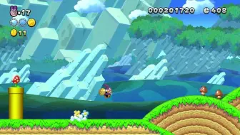 新超级马里奥兄弟U游戏对比视频（WiiU&Switch）