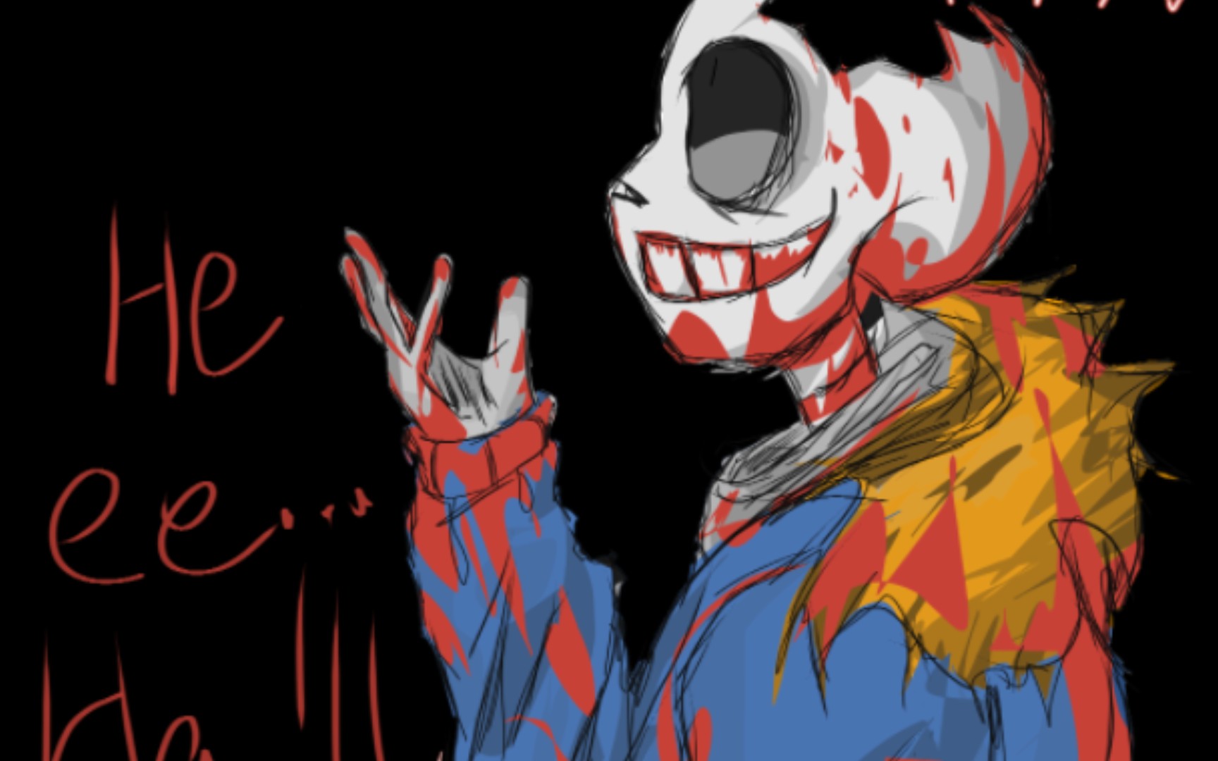 【画渣绘画】horror sans
