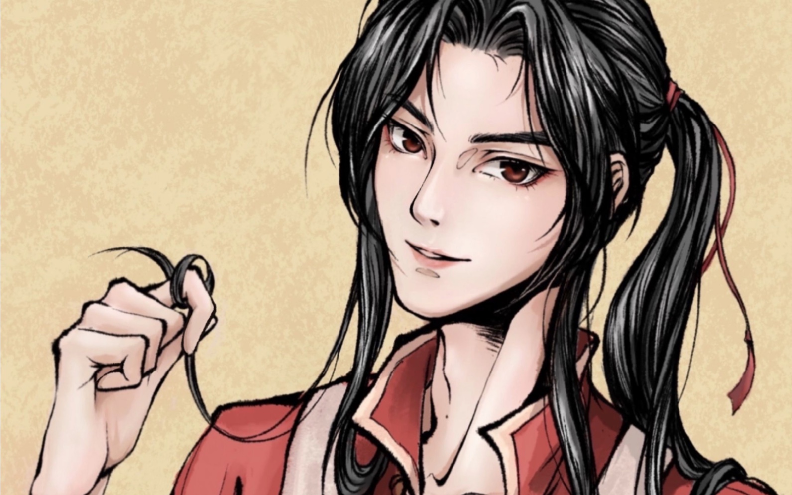 天官赐福花城三郎procreate绘制记录