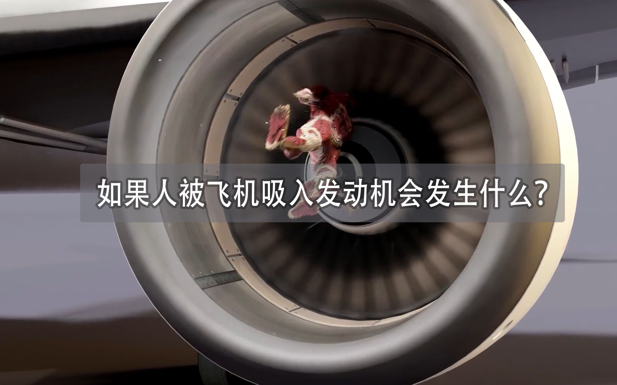 如果人被吸入飞机发动机会发生什么?