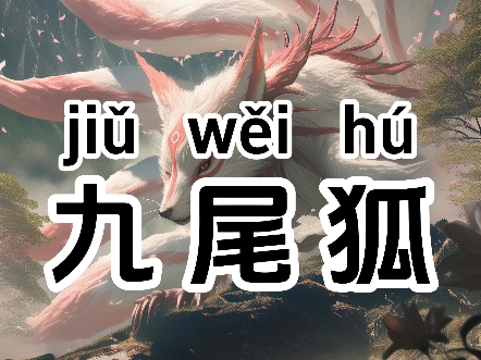 它到底是妖邪还是祥瑞?AI还原《山海经》神兽——九尾狐哔哩哔哩bilibili