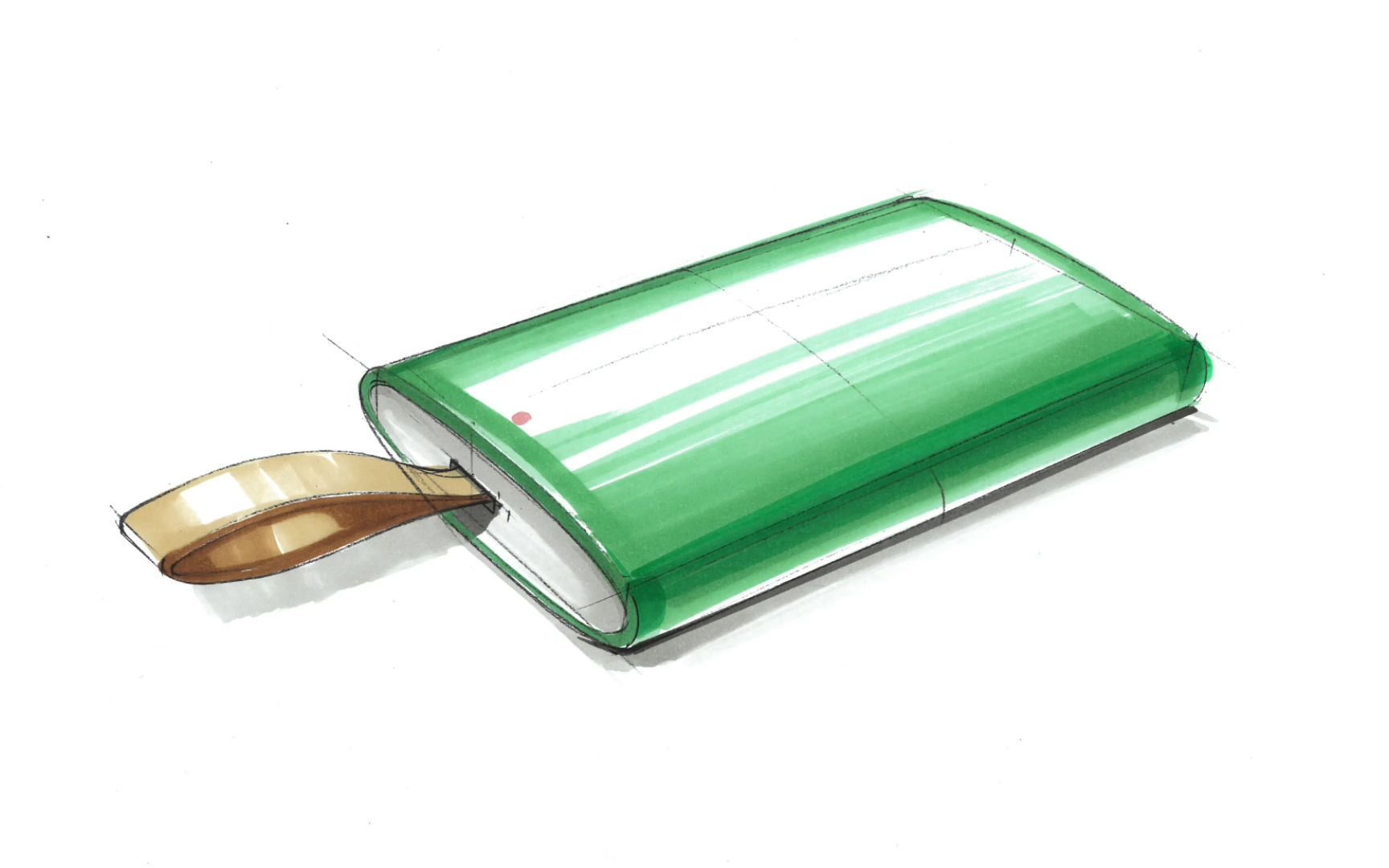 【黄山首绘】充电宝造型马克笔上色(一洲老师)_哔哩哔哩_bilibili