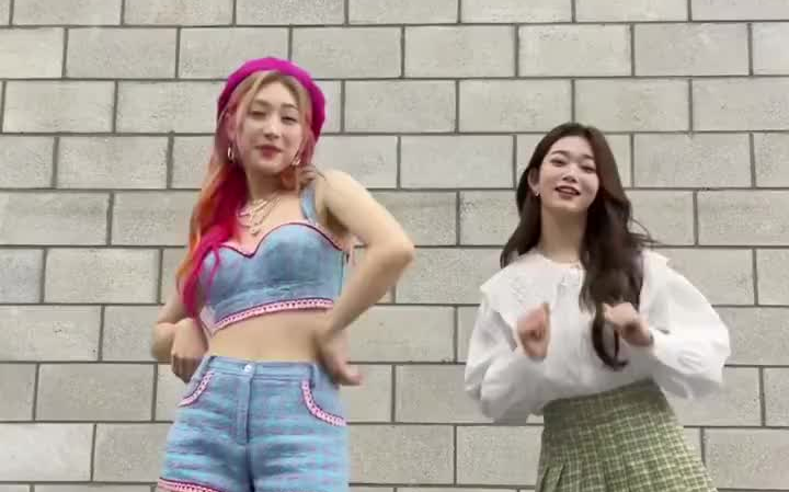 洪宜珍 x billlie 福富月《churup!》tiktok舞蹈挑战